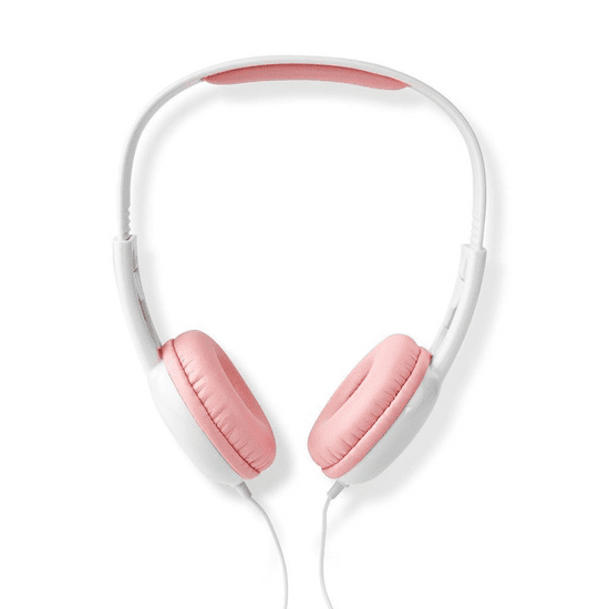 Nedis HPWD4200PK fejhallgató rózsaszín-fehér (HPWD4200PK)