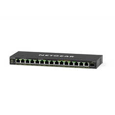 Netgear 16 port PoE+ Gigabit Ethernet + 1 port SFP Switch (GS316EP-100PES) (GS316EP-100PES)