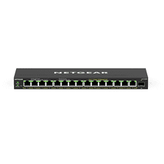 Netgear 16 port PoE+ Gigabit Ethernet + 1 port SFP Switch (GS316EPP-100PES) (GS316EPP-100PES)