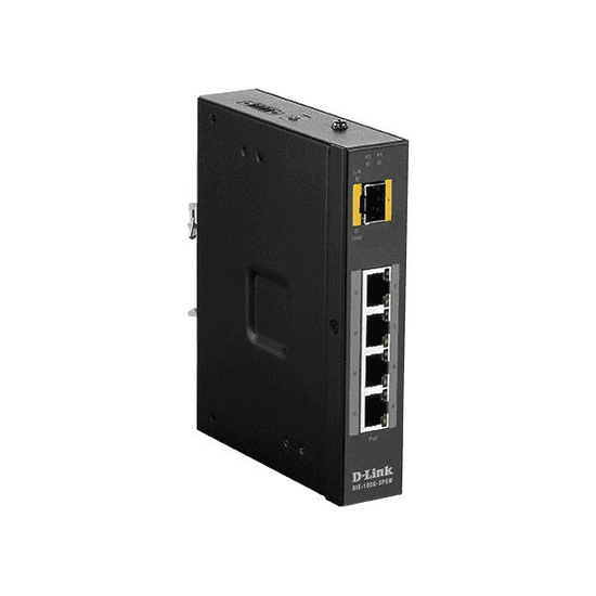 D-LINK DIS-100G-5PSW 4 portos Gigabit PoE switch (DIS-100G-5PSW)
