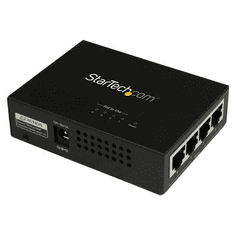 Startech Startech.com 4 portos Gigabit PoE+ injektor (POEINJ4G) (POEINJ4G)