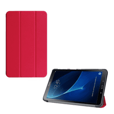 gigapack Tok álló, bőr hatású (aktív FLIP, oldalra nyíló, TRIFOLD asztali tartó funkció) PIROS [Samsung Galaxy Tab A 10.1 WIFI (2016) SM-T580] (5996457651733)