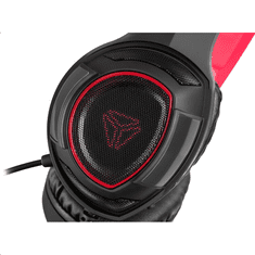 Yenkee YHP 3030 SABOTAGE 7.1 Gaming mikrofonos fejhallgató fekete-piros (YHP 3030)