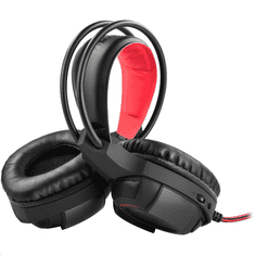 Yenkee YHP 3030 SABOTAGE 7.1 Gaming mikrofonos fejhallgató fekete-piros (YHP 3030)