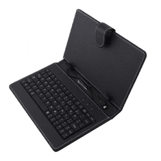 Esperanza Espearnza EK127 7.85" univerzális tablet tok + billentyűzet (angol) fekete (EK127)