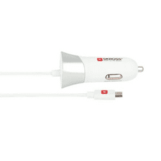 Skross autós USB töltő és MICRO USB kábel (SKR-CARCHARMICROCAB / 2.900617) (2.900617)
