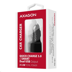 AXAGON PWC-QC5 autós töltő USB fekete (PWC-QC5)