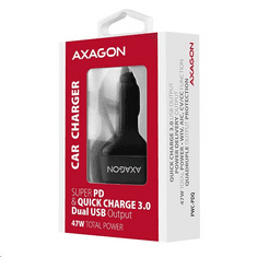 AXAGON PWC-PDQ autós töltő USB fekete (PWC-PDQ)