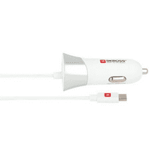 Skross autós USB töltő és C típusú USB kábel (SKR-CARCHARCCAB / 2.900618) (SKR-CARCHARCCAB)