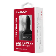 AXAGON PWC-DQC autós töltő USB fekete (PWC-DQC)