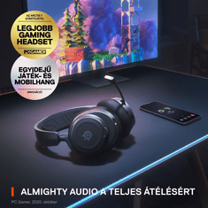 SteelSeries Arctis Nova 7 gaming headset fekete (61553) (steelseries61553)