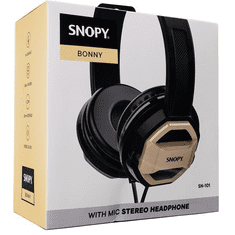 Rampage Snopy SN-101 BONNY headset fekete-arany (34615) (rampage34615)