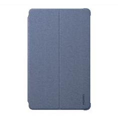 Huawei tok álló, textil (FLIP, oldalra nyíló, asztali tartó funkció) KÉK [MatePad T8 WIFI] (96662488)