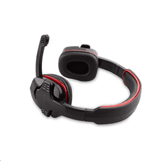 Rampage SN-R9 mikrofonos fejhallgató fekete-piros (15120) (15120)