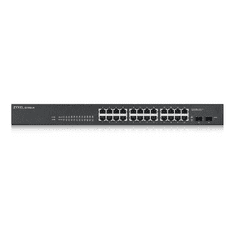 Zyxel GS1900-24HP Vezérelt Gigabit Ethernet (10/100/1000) 1U Fekete (GS190024HPV2-EU0101F)
