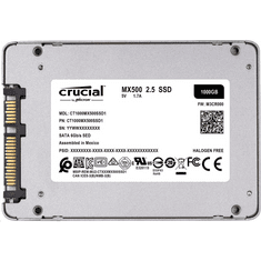 Crucial 4TB SSD 2.5" SATA MX500 meghajtó (CT4000MX500SSD1) (CT4000MX500SSD1)
