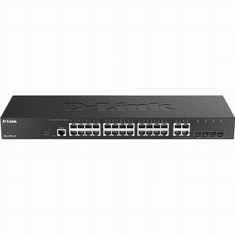 D-LINK DGS-2000-28 hálózati kapcsoló Vezérelt L2/L3 Gigabit Ethernet (10/100/1000) 1U Fekete (DGS-2000-28)