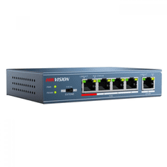 Hikvision 10/100 4x PoE + 1x uplink portos switch (DS-3E0105P-E) (DS-3E0105P-E)