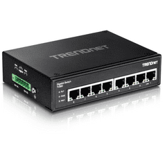 TRENDNET TI-G80 Gigabit 8 portos DIN-Rail Switch (TI-G80)