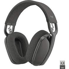 Logitech Zone Vibe 125 Headset Vezeték nélküli Fejpánt Iroda/telefonos ügyfélközpont Bluetooth Grafit (981-001126)