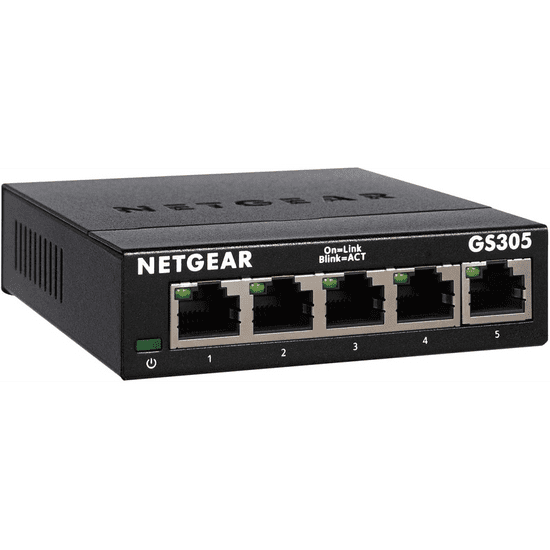 Netgear GS305 Gigabit 5 portos switch (GS305-300PES) (GS305-300PES)