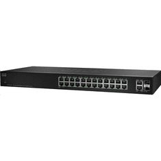 Cisco SF112-24 24 port 10/100Mbps asztali Switch Gigabit Uplink porttal (SF112-24)