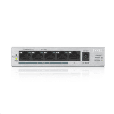Zyxel GS1005-HP 5-Portos GbE Nem-menedzselt PoE Switch (GS1005HP-EU0101F) (GS1005HP-EU0101F)