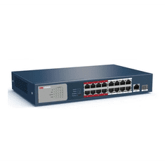 Hikvision 10/100 16x PoE + 1x gigabit combo switch (DS-3E0318P-E/M) (DS-3E0318P-E/M)