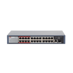 Hikvision 10/100 24x PoE + 1x gigabit combo switch (DS-3E0326P-E/M) (DS-3E0326P-E/M)