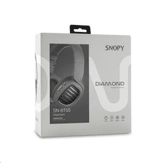 Rampage SN-BT55 DIAMOND Bluetooth mikrofonos fejhallgató fekete (32607) (32606)