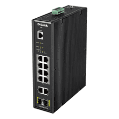 D-LINK DIS-200G-12PS menedzselhető 12 portos Gigabit switch (DIS-200G-12PS)