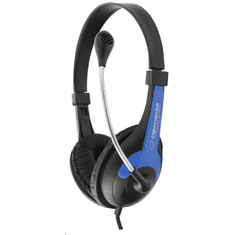 Esperanza ROOSTER mikrofonos fejhallgató kék-fekete (EH158B) (EH158B)