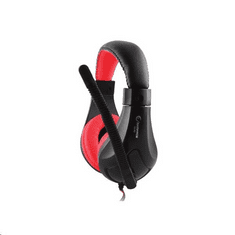 Rampage SN-R2 mikrofonos fejhallgató fekete-piros (14257) (14257)