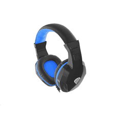 Natec Genesis Argon 100 mikrofonos fejhallgató fekete-kék (NSG-1436) (NSG-1436)