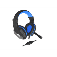 Natec Genesis Argon 100 mikrofonos fejhallgató fekete-kék (NSG-1436) (NSG-1436)