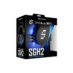 Sharkoon Skiller SGH2 mikrofonos fejhallgató fekete (4044951019984) (4044951019984)