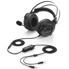 Sharkoon Skiller SGH3 mikrofonos fejhallgató (PC,PS4,XBOX ONE) fekete (4044951020713) (4044951020713)
