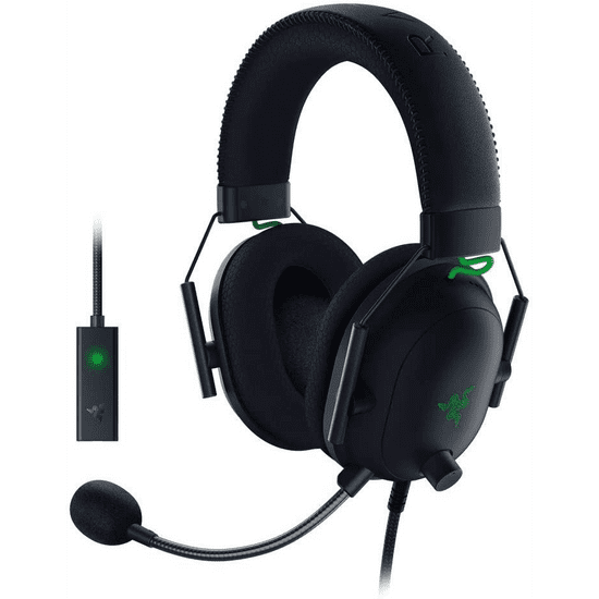 Razer BlackShark V2 headset fekete-zöld (RZ04-03230100-R3M1)