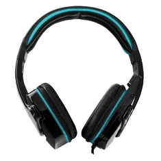 Esperanza EGH310B RAVEN Gamer mikrofonos fejhallgató fekete-kék (EGH310B)