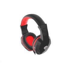 Natec Genesis Argon 100 mikrofonos fejhallgató fekete-piros (NSG-1433) (NSG-1433)
