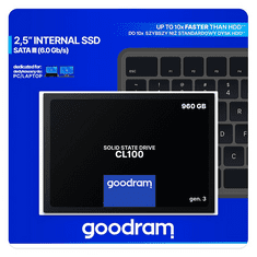 GoodRam 960GB SSD SATAIII CL100 GEN.3 meghajtó (SSDPR-CL100-960-G3) (SSDPR-CL100-960-G3)