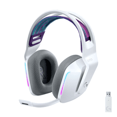Logitech G733 vezeték nélküli gamer headset fehér (981-000883)