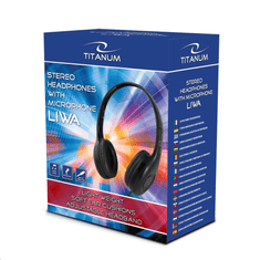 Esperanza TH114 Titanum Liwa mikrofonos fejhallgató fekete (TH114)