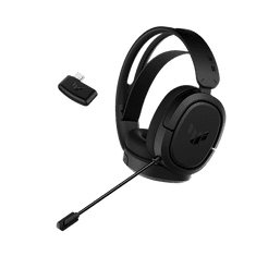 ASUS TUF Gaming H1 Wireless Headset Vezeték nélküli Fejpánt Játék USB C-típus Fekete (TUF GAMING H1 WIRELESS)