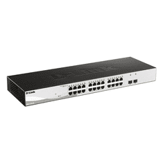 D-LINK D-LINK Switch 24x1000Mbps + 2xGigabit SFP Menedzselhető Rackes, DGS-1210-26 (DGS-1210-26)