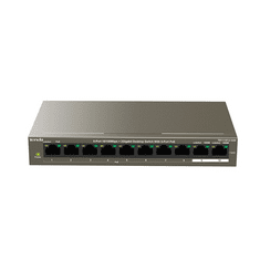 Tenda TEF1110P-8-102W 8-Port 10/100Mbps+2 Gigabit Desktop Switch With 8-Port PoE (TEF1110P-8-102W)