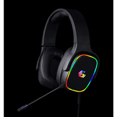 Gembird USB 7.1 Surround Gaming Headset with RGB Black (GHS-SANPO-S300)