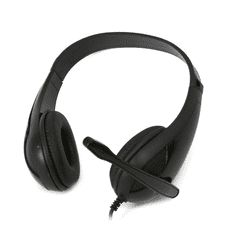 Omega Freestyle fejhallgató Hi-Fi sztereó + mikrofon, fekete (FH4008B)