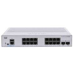 Cisco Switch 16 port, Gigabit - CBS350-16T-2G-EU (SG350-20-K9-EU utódja) (CBS350-16T-2G-EU)