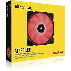 Corsair AF Series, AF120 LED (2018), Piros, 120mm, 1 db-os Csomag (CO-9050080-WW)